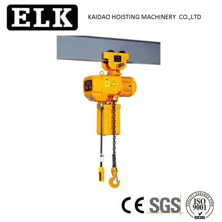 Takel met handmatige trolley